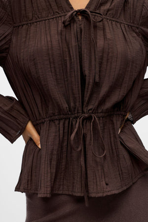 Brea Topp - Seal Brown