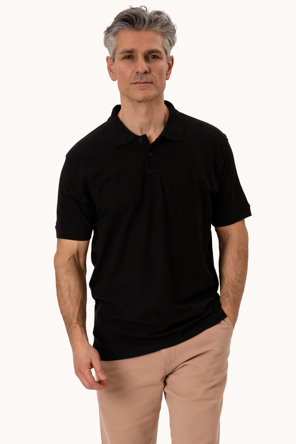 Basic Polo - Svart