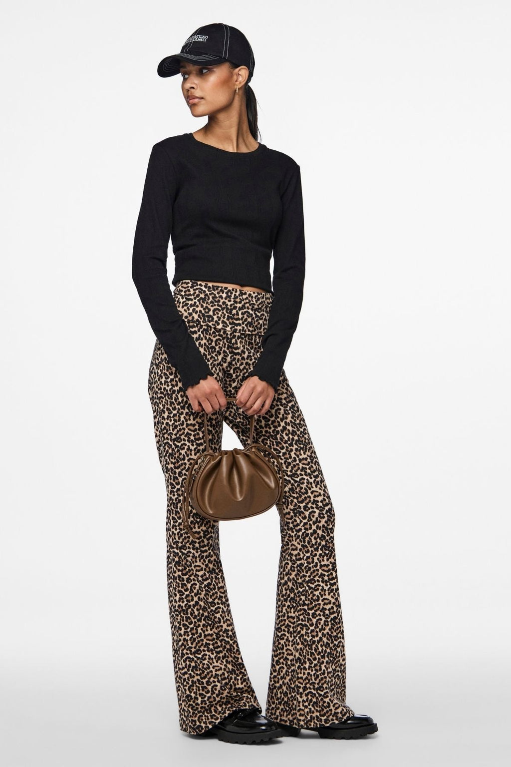 Marie O-Neck Poin Topp - Svart