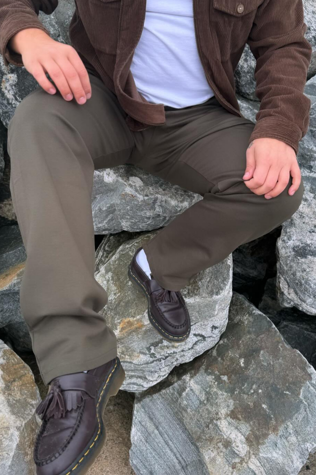 Performance Pants Wide - Armégrön