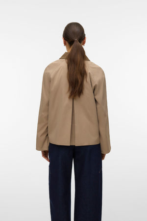 Chelseafia Short Jacket - Silver Mink