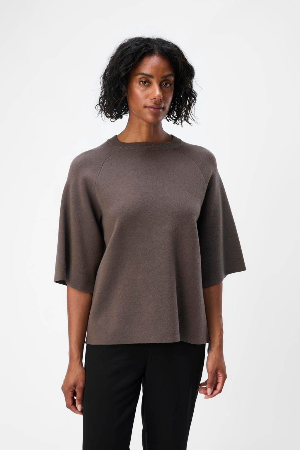 Reynard 2/4 Stickad Pullover - Morel