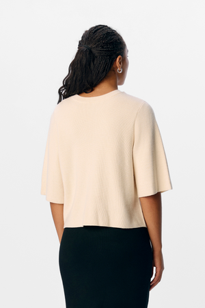 Julla Parvi 2/4 Stickad Kofta - Sandskal