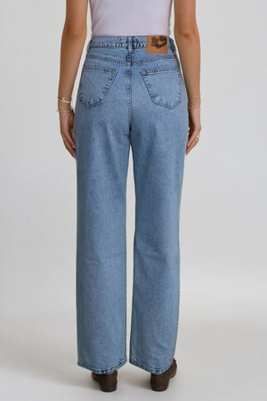 Nora Regular Jeans - Ljusblå Denim