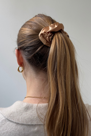 Satin Scrunchie - Brons