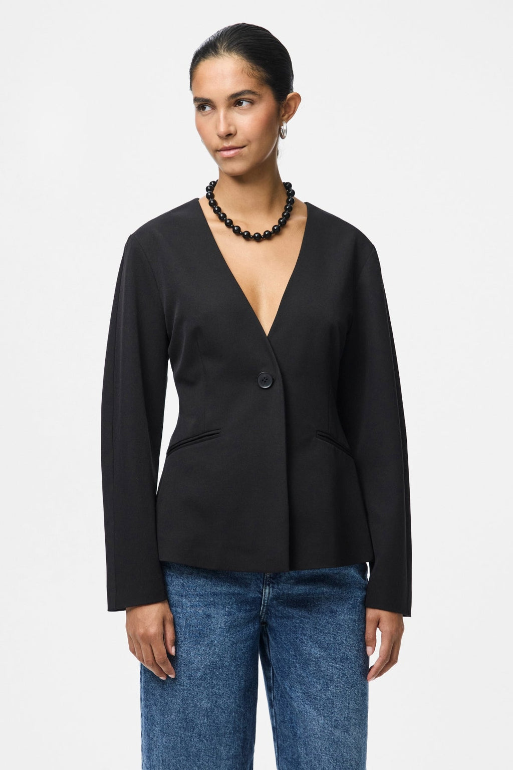Kamil Fitted Blazer - Svart