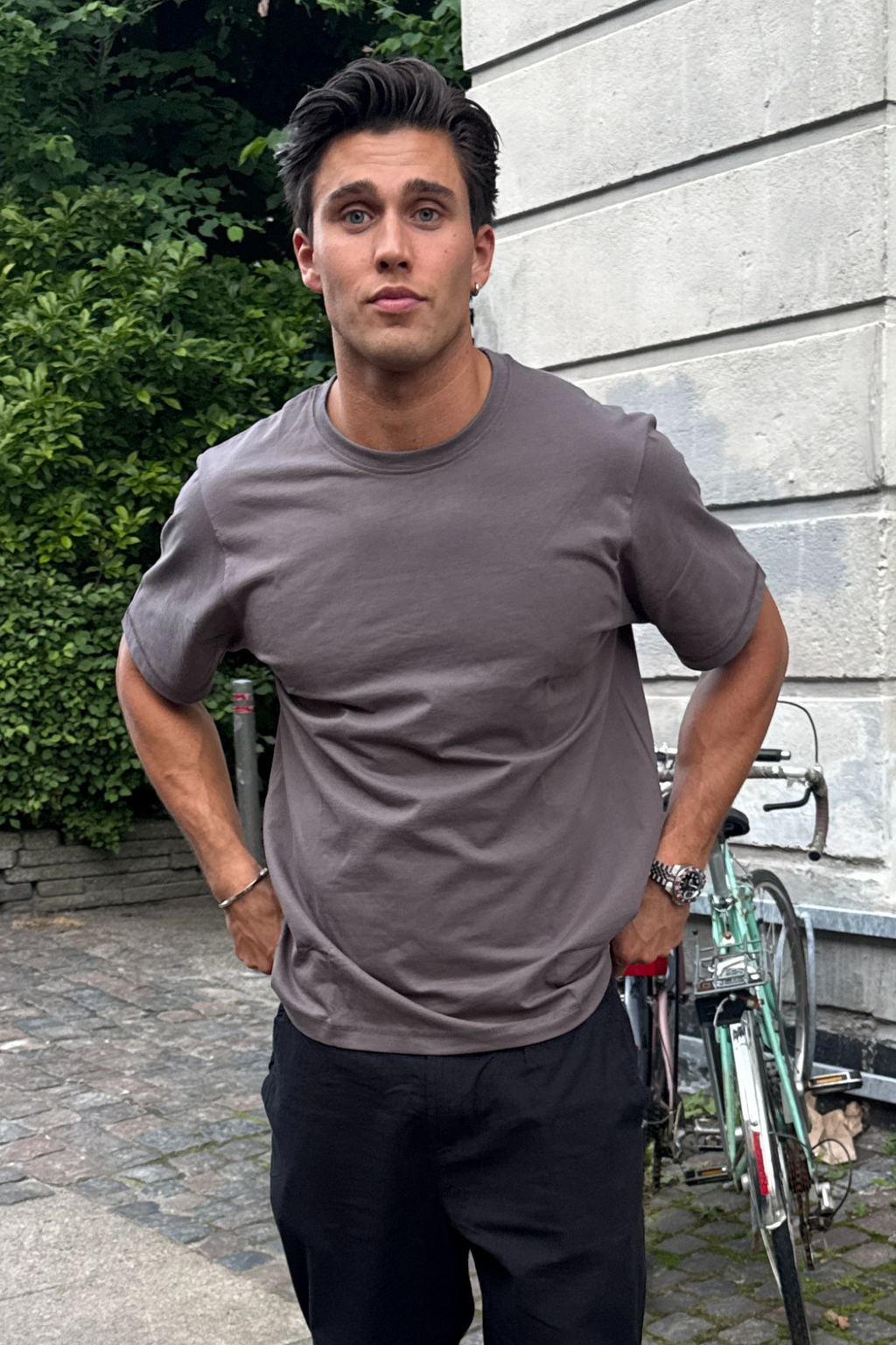 Boxfit T-shirt - Mörkgrå