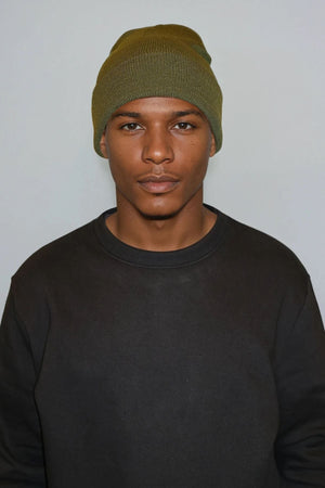 Classic beanie - Armygrön