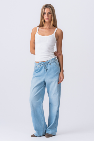 Nicole Baggy Jeans - Ljusblå