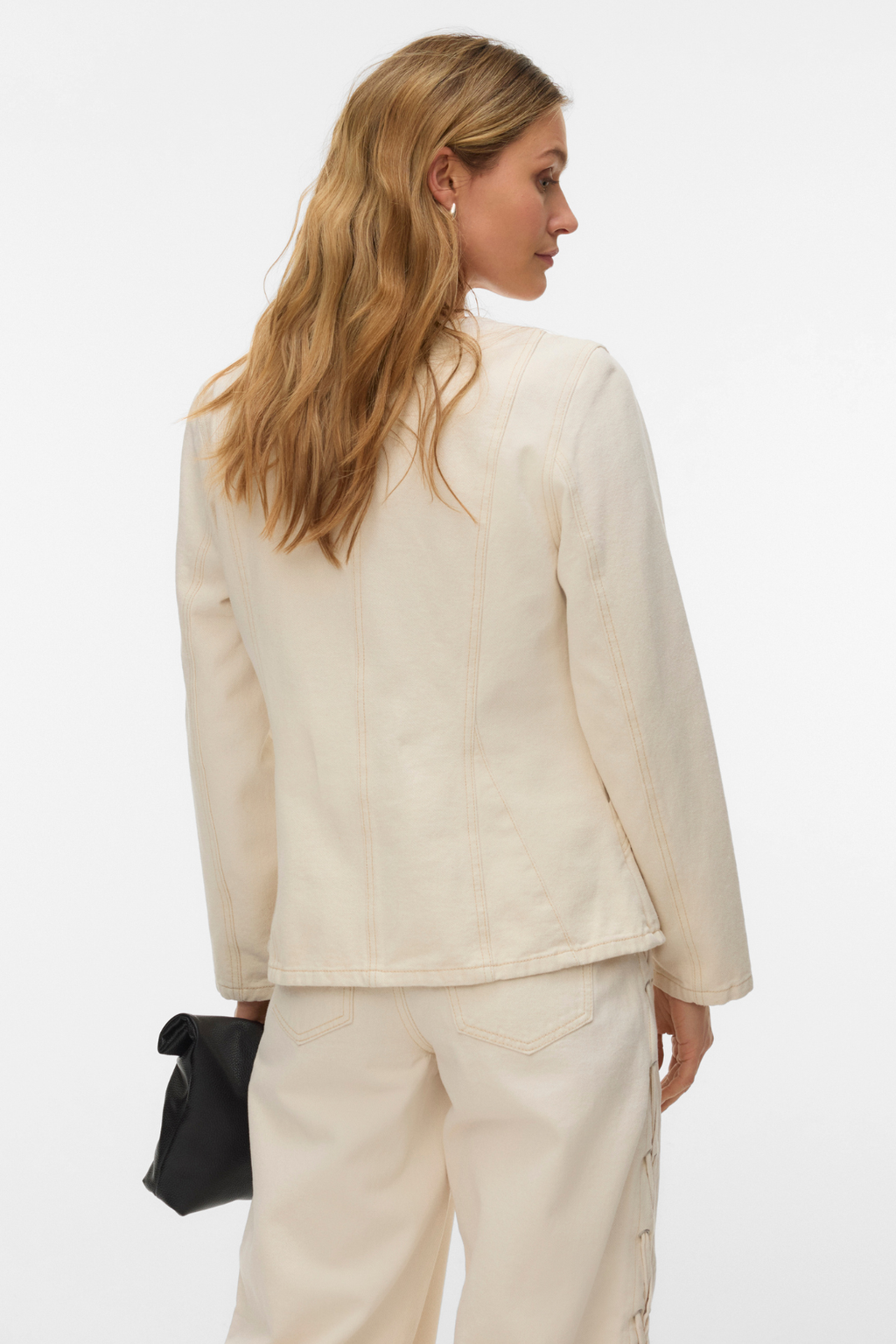 Leva String Ecru Denimjacka - Ecru