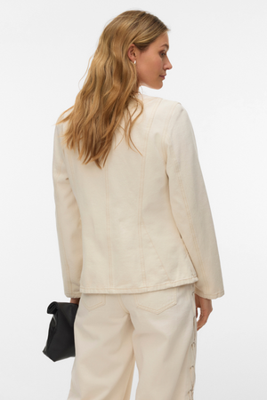 Leva String Ecru Denimjacka - Ecru