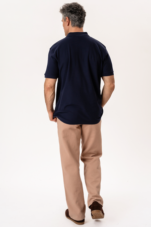 Basic Polo - Marinblå