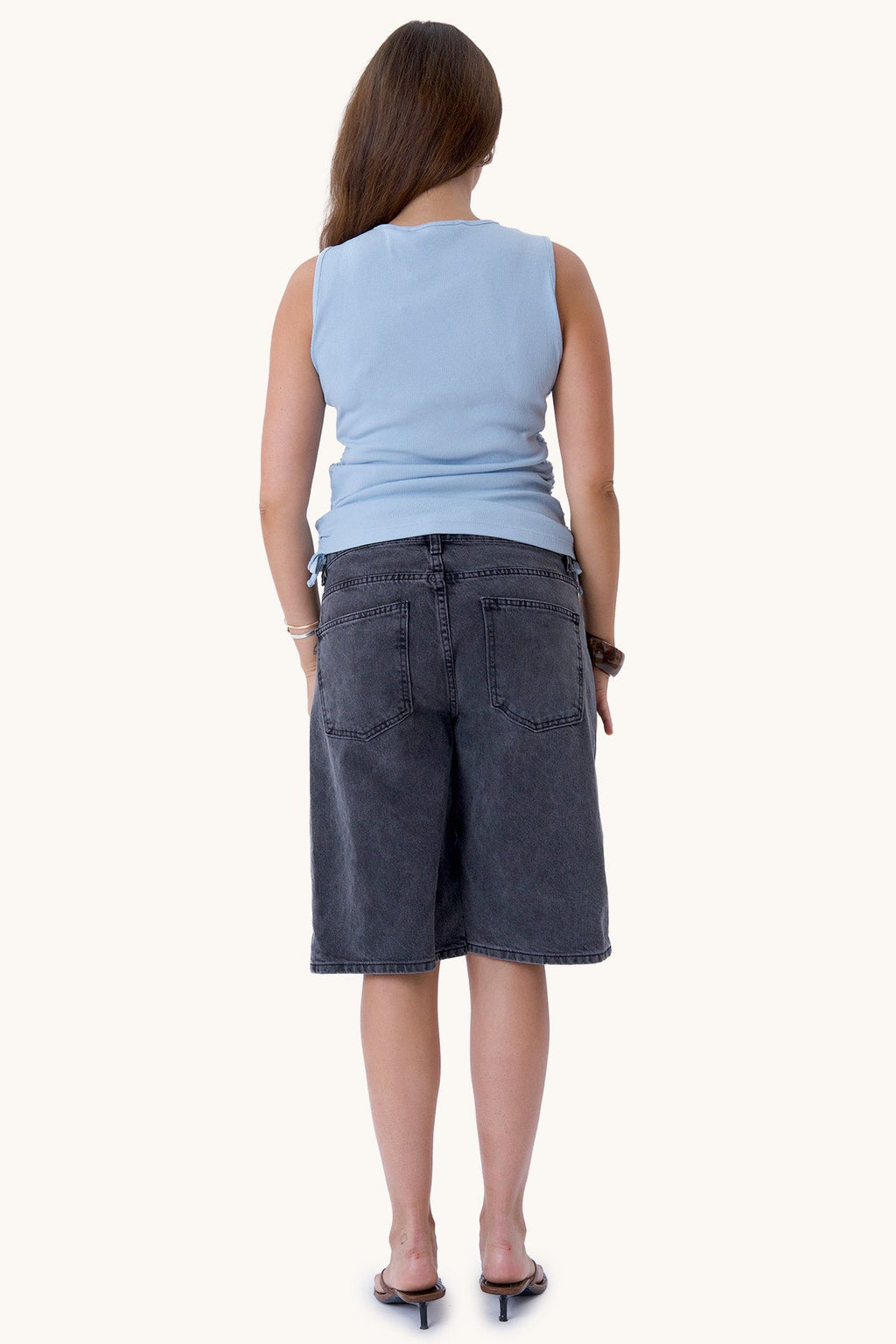 Kennedy O-Neck Top - Cashmere Blue