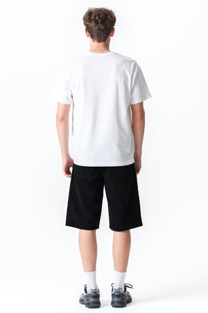 Denim Shorts Loose - Solid Svart