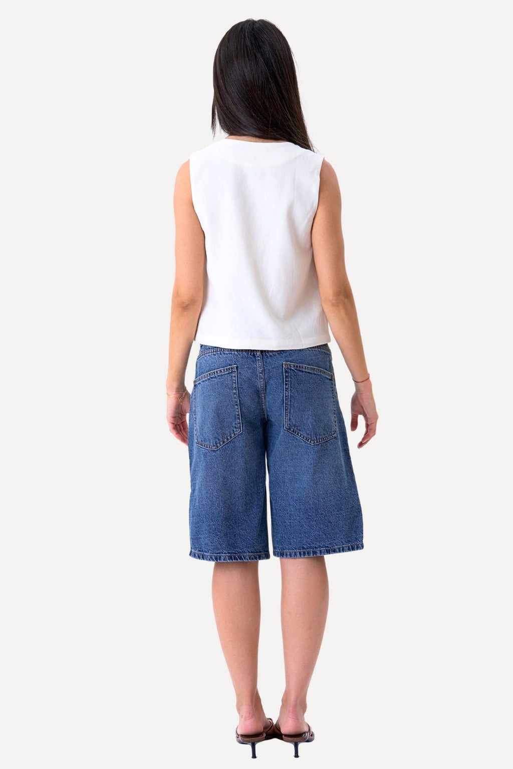 Linneväst - Off White