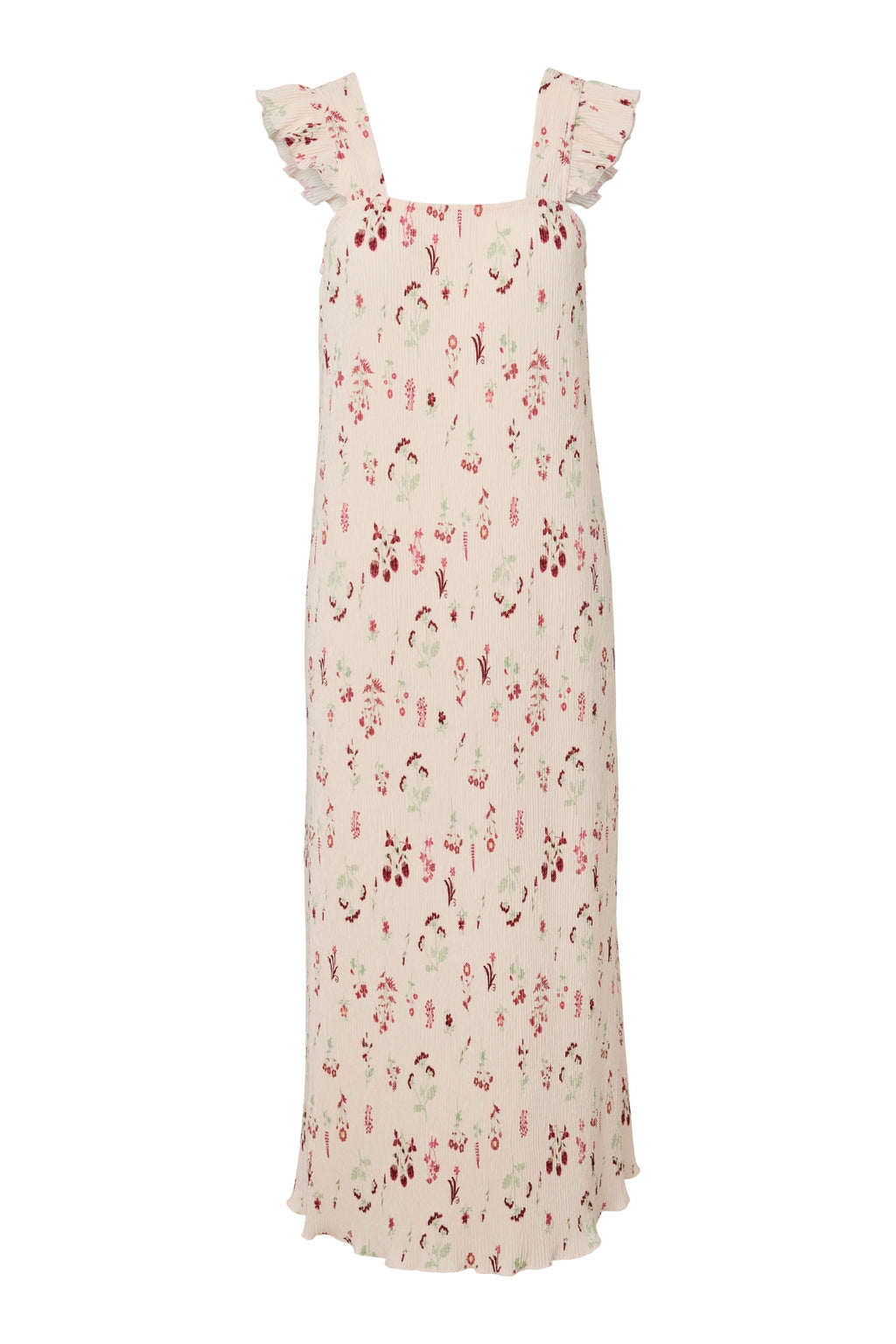 Flora Bandklänning med Volang - Petal Pink