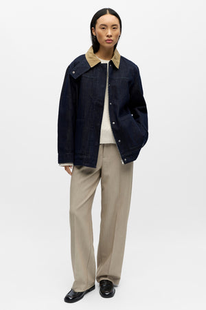 Sirenna Jeansjacka - Mörkblå Denim