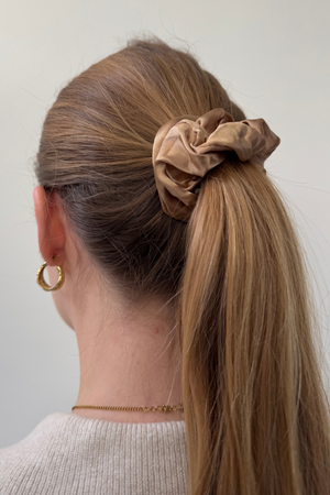 Scrunchie - Ljusbrun