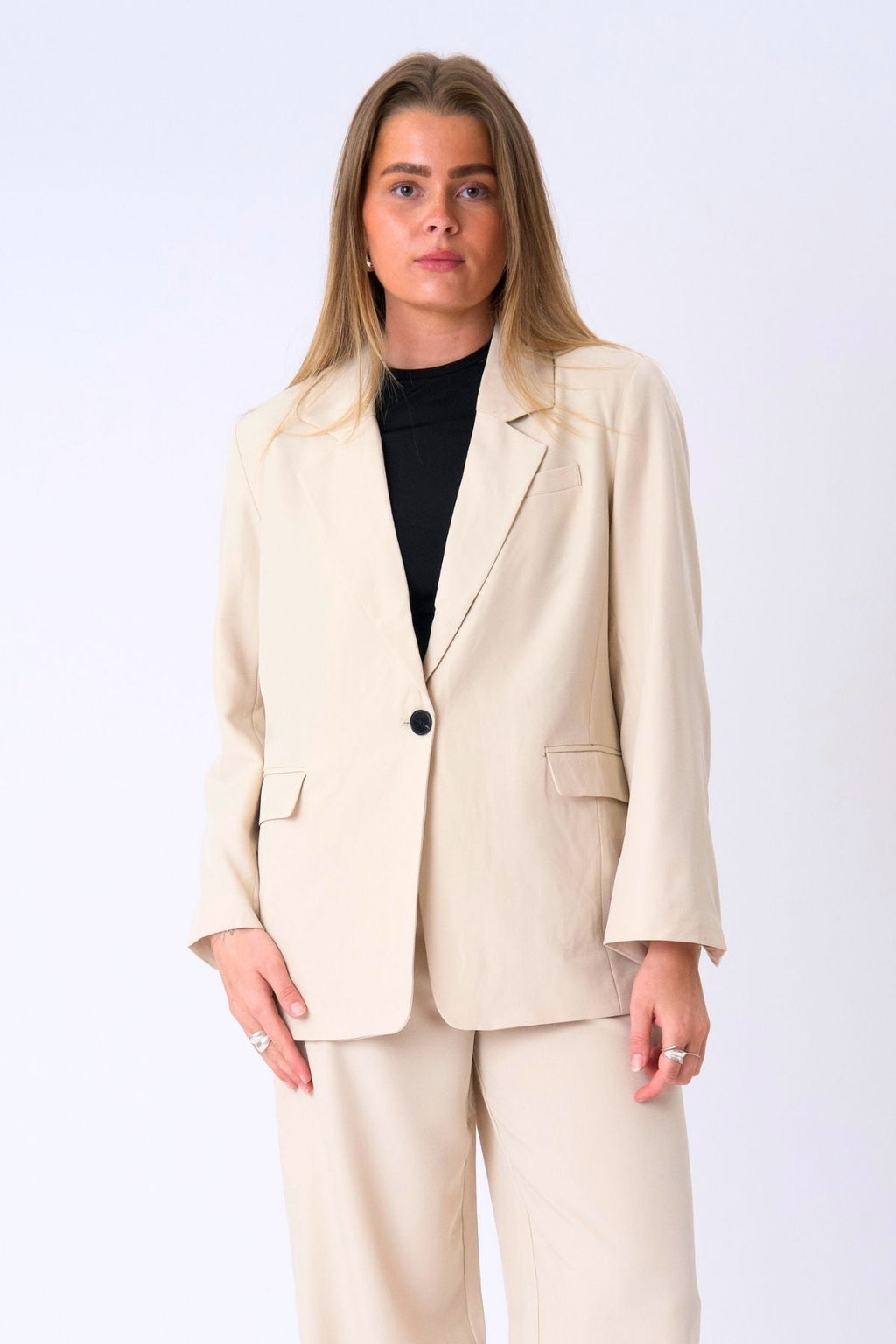 Oversized Kavaj - Beige
