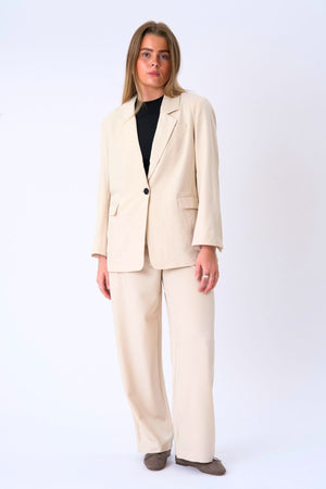 Oversized Kavaj - Beige