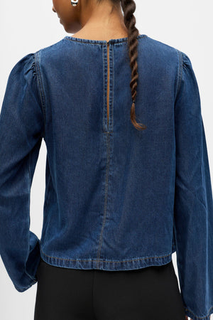 Frame Topp - Mörkblå Denim