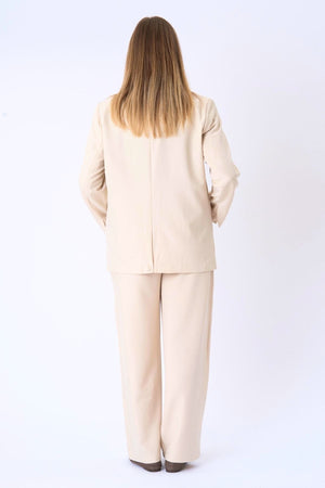 Oversized Kavaj - Beige