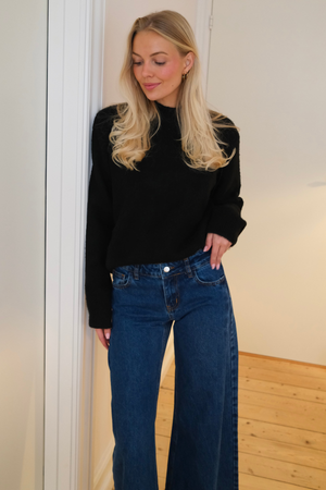 Bianca Lågmidjade Jeans - Mellanblå