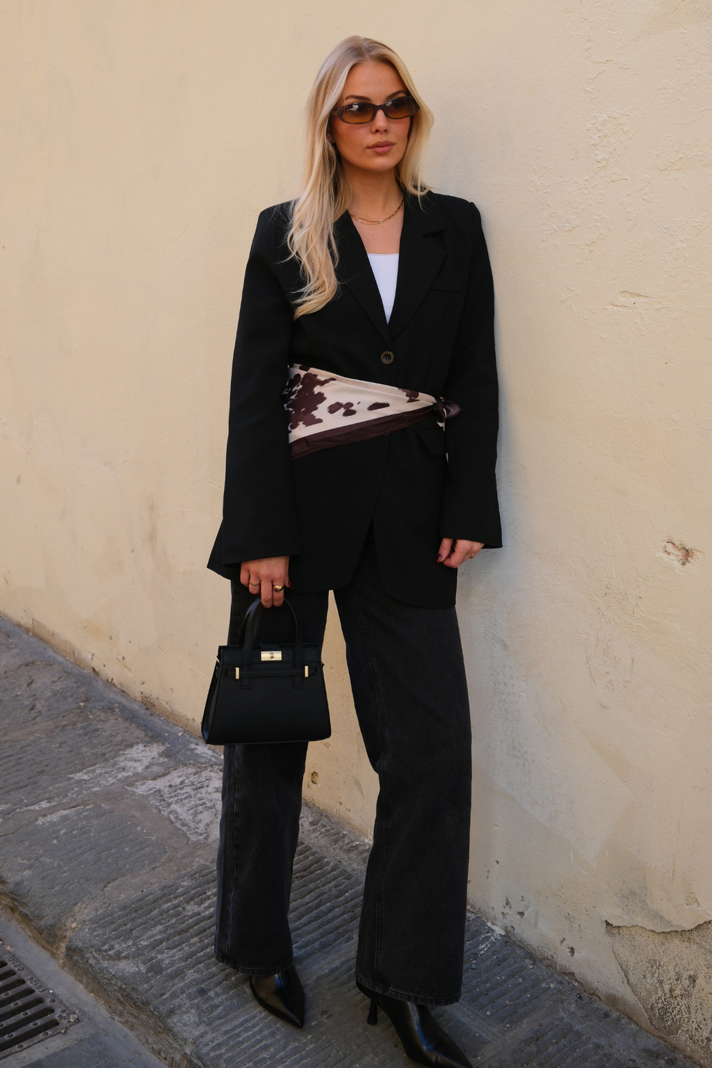 Claire Oversized Kavaj - Svart