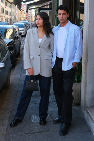 De Originala Performance Oxford Skjorta - Ljusblå/Vit