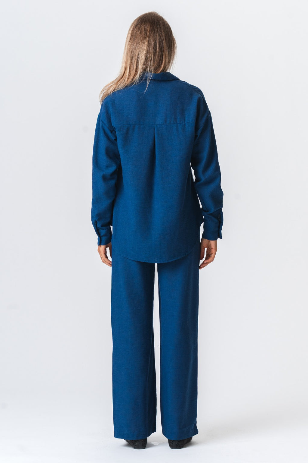 Lilly Bukser + Lilly Skjorte - Marineblå – Pakketilbud