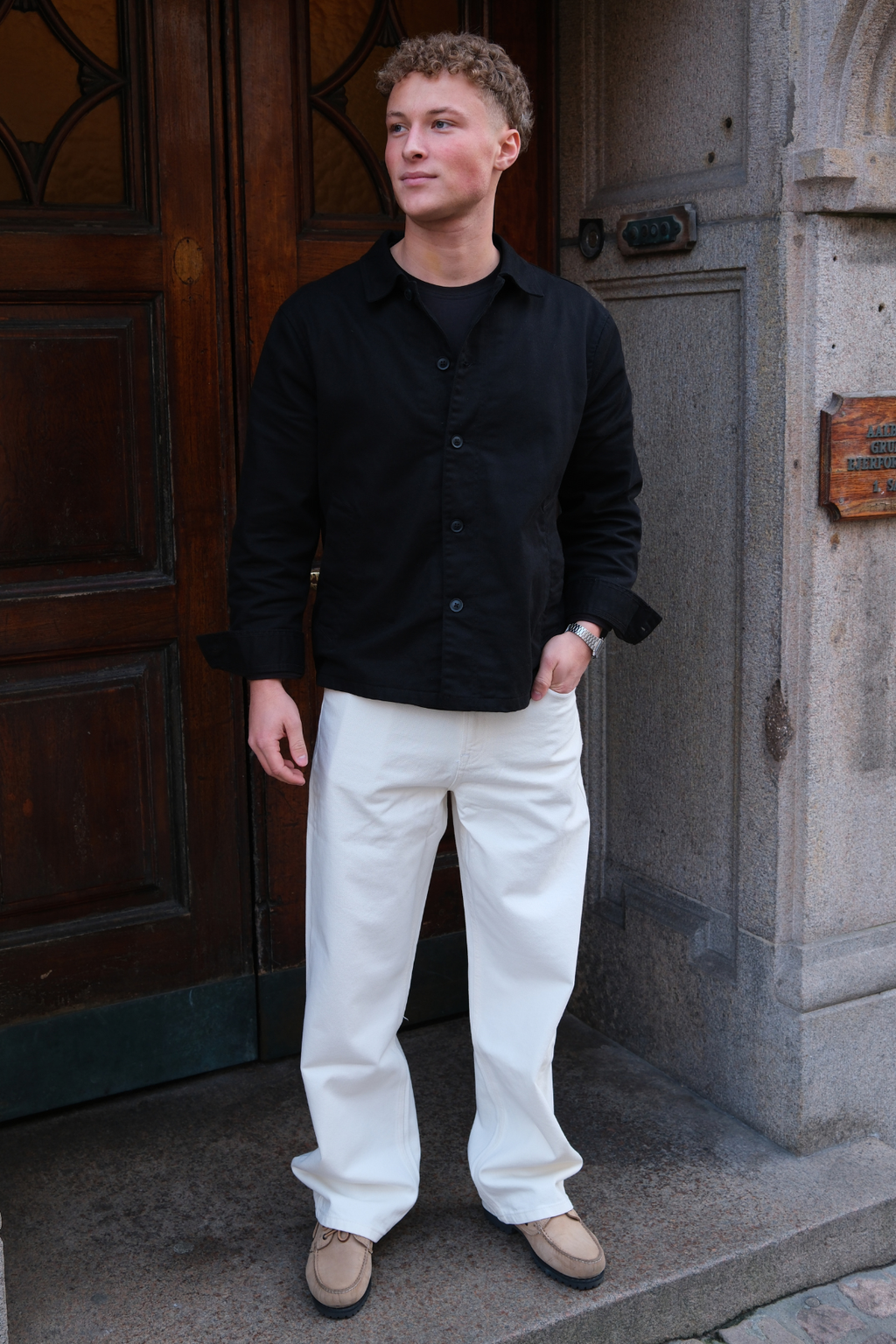 William Regular Jeans - Vit Denim