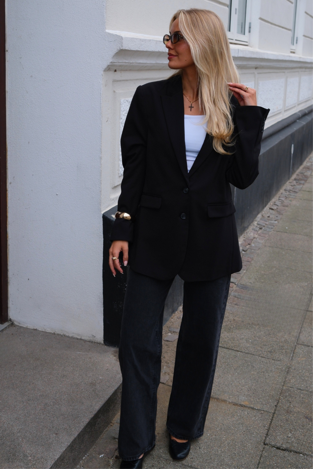 Klassisk fit Blazer - Svart