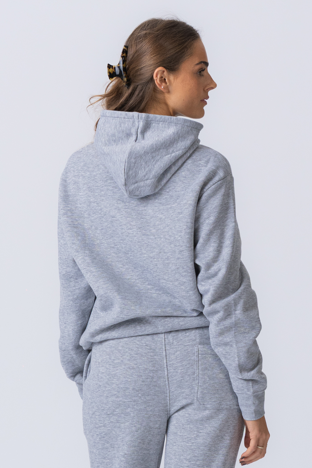 Essential Hoodie - Grå Melerad