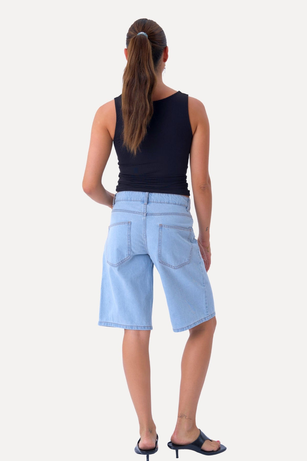 Denim Shorts - ljusblå