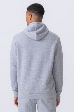 Essential Hoodie - Gråmelerad
