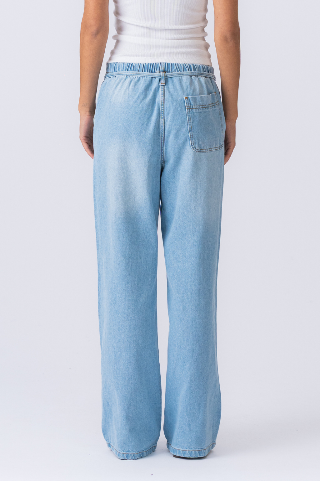 Nicole Baggy Jeans - Ljusblå