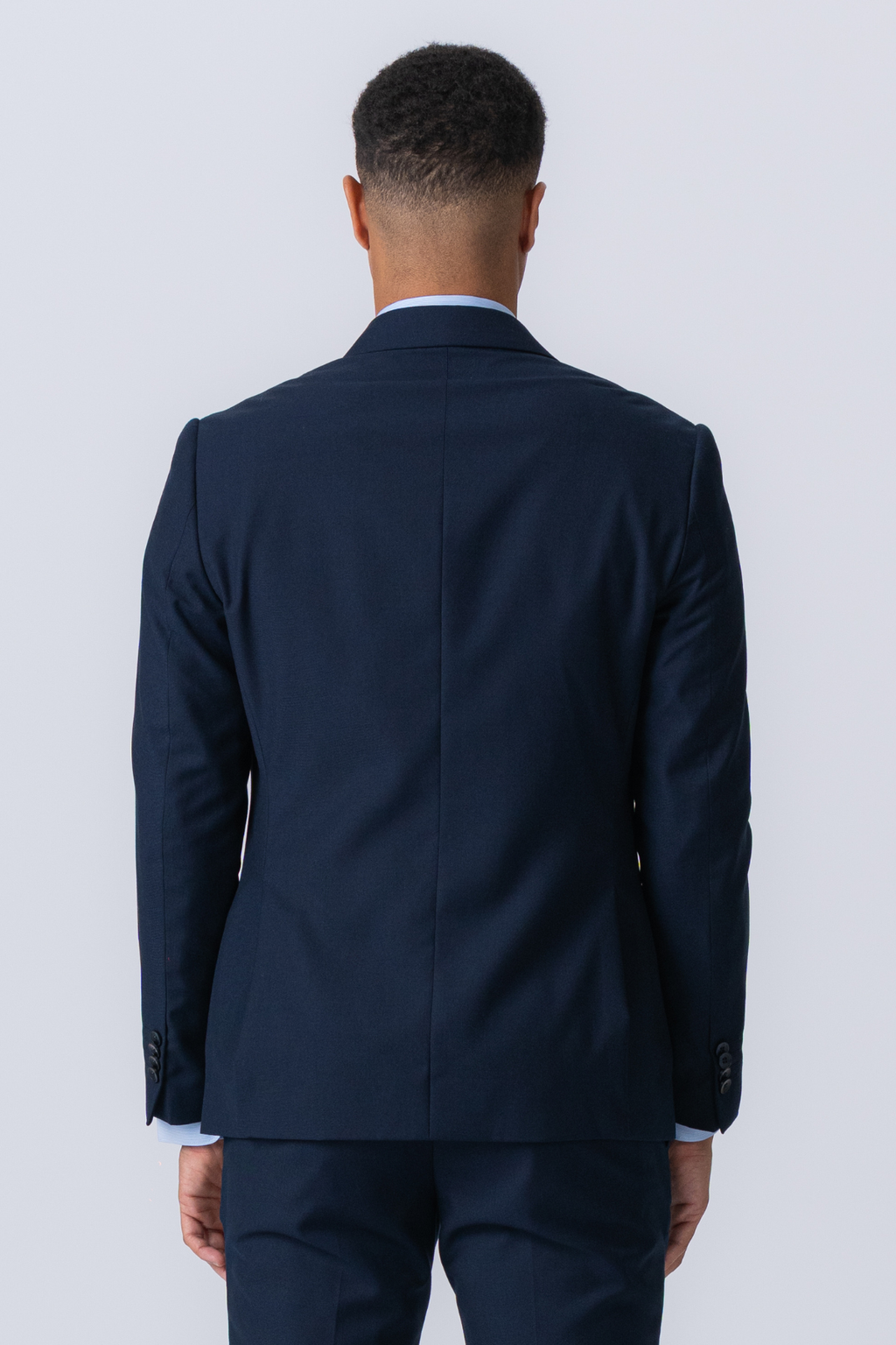 Premium Dubbelknäppt Kavaj - Navy