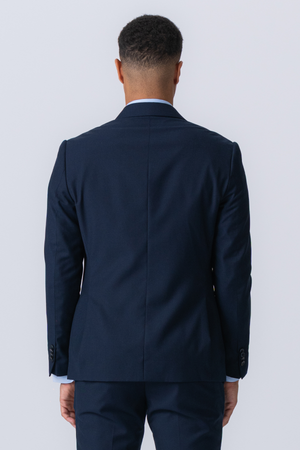Premium Dubbelknäppt Kavaj - Navy