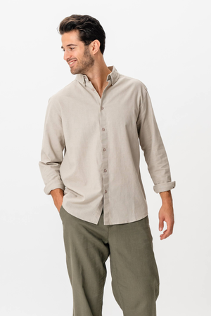 Linne Shirt - Sand