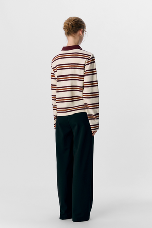 Nana L/S Polo Topp - Java