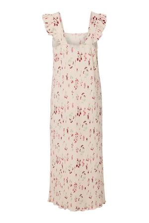 Flora Bandklänning med Volang - Petal Pink