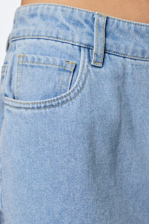 Abbi Shorts - Light Blue Denim