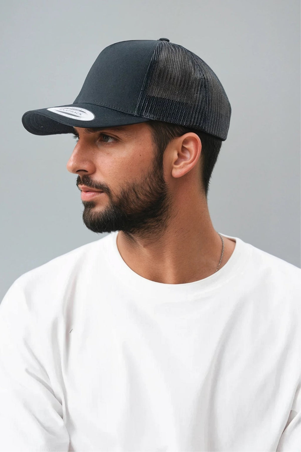 Retro Trucker Cap - Svart