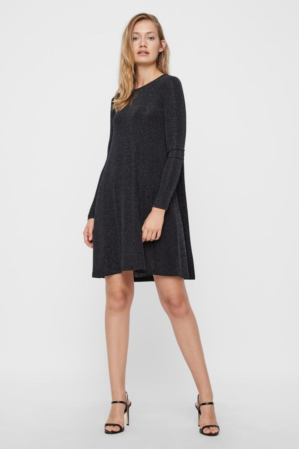 Sparkle Mini Klänning - Svart