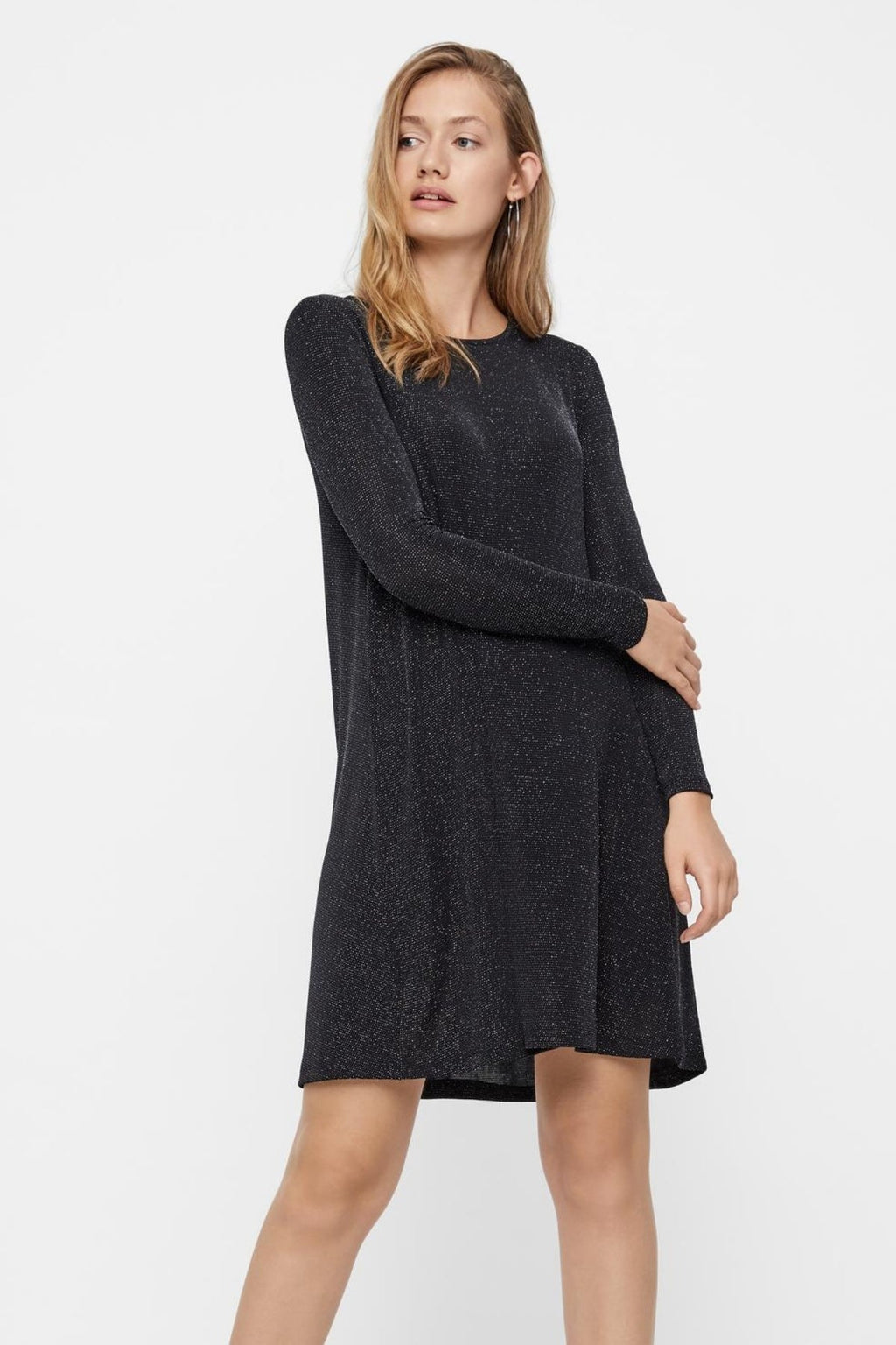 Sparkle Mini Klänning - Svart