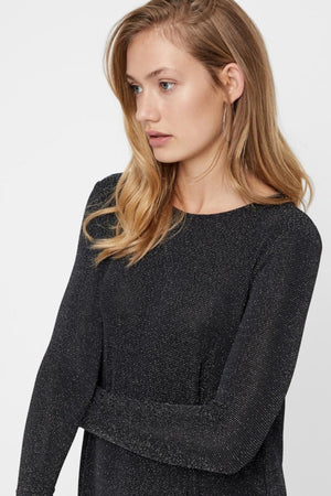 Sparkle Mini Klänning - Svart