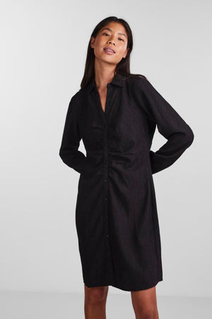 Anne Långärmad Klänning - Svart