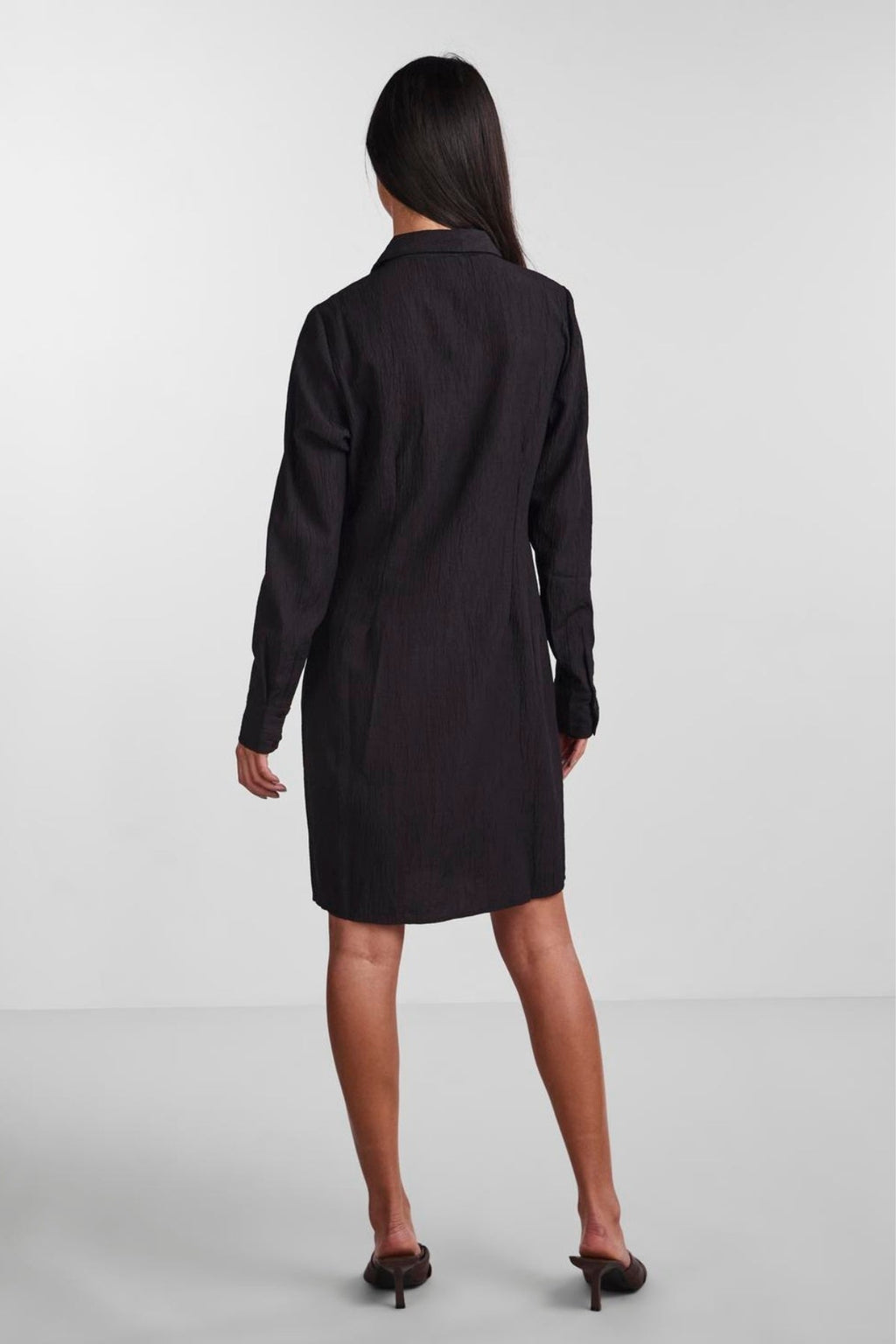 Anne Långärmad Klänning - Svart