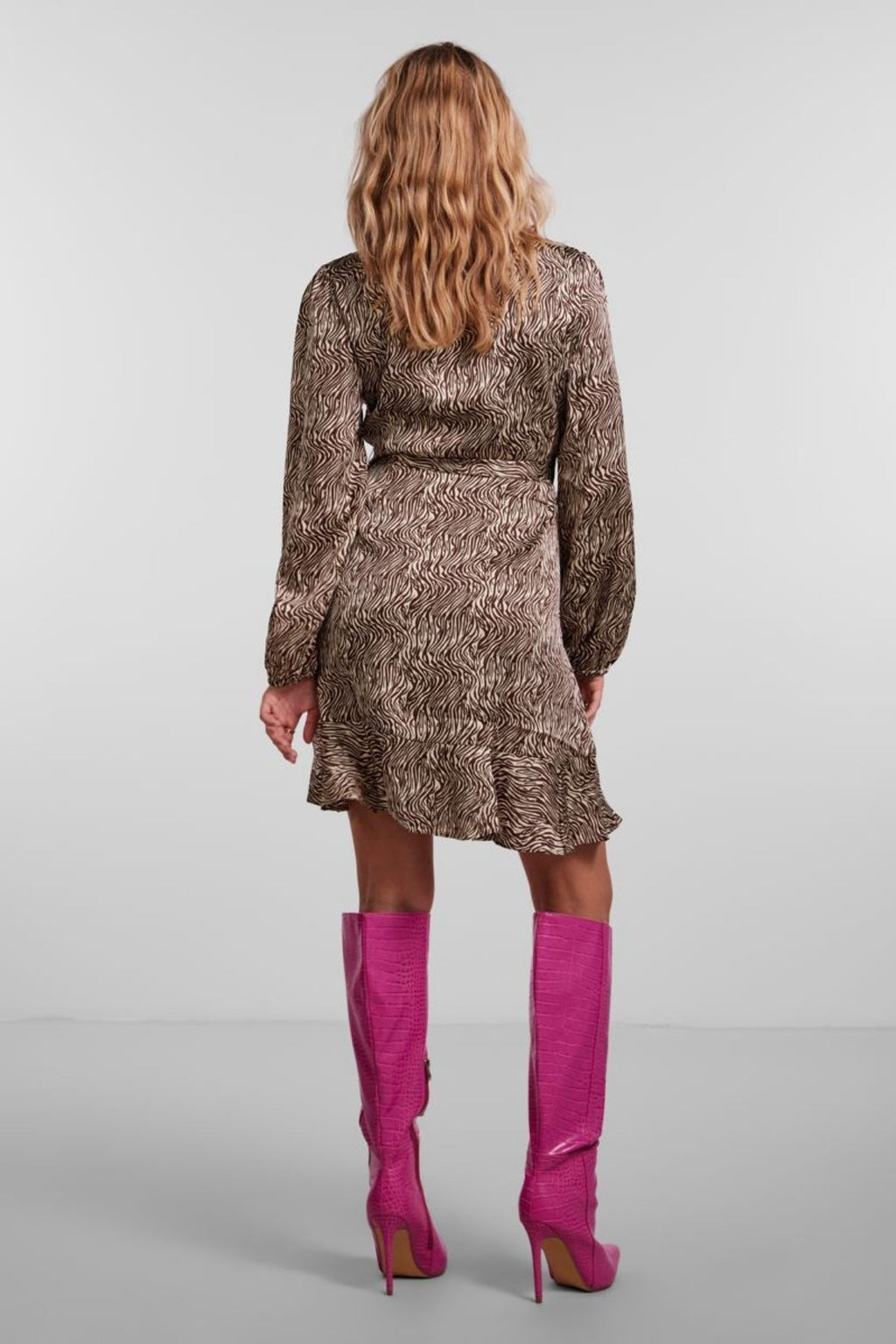 Juliet Wrap Klänning - Chicory Coffee