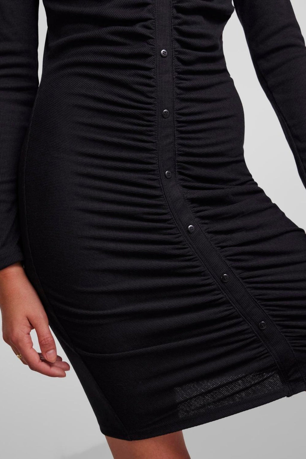 Norma Långärmad Klänning - Svart